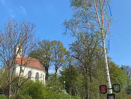 Maibaum in Balmertshofen